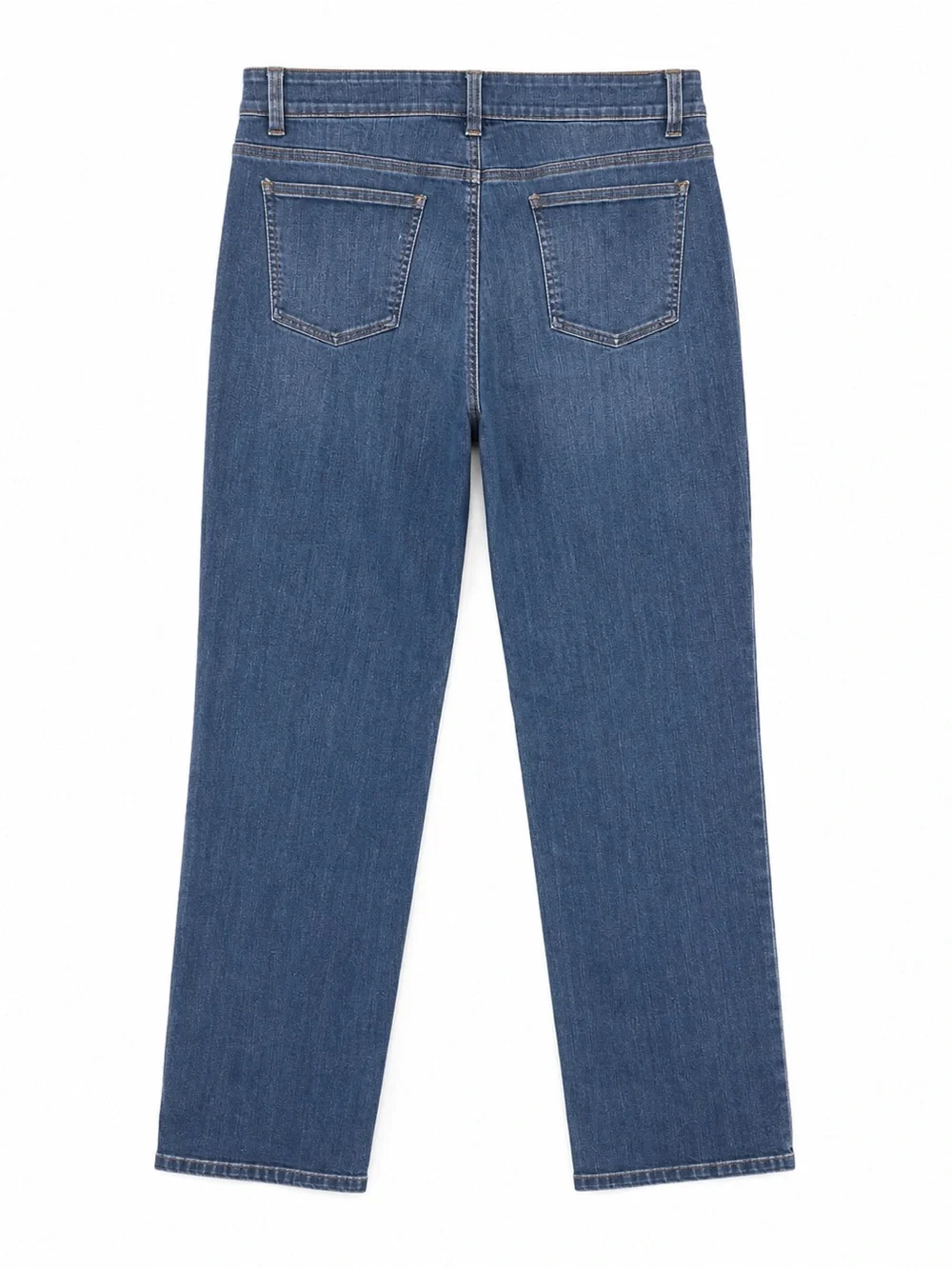 Eileen Fisher Women’s Straight Leg Stretch Jeans Medium Wash Sz 10 inseam 30